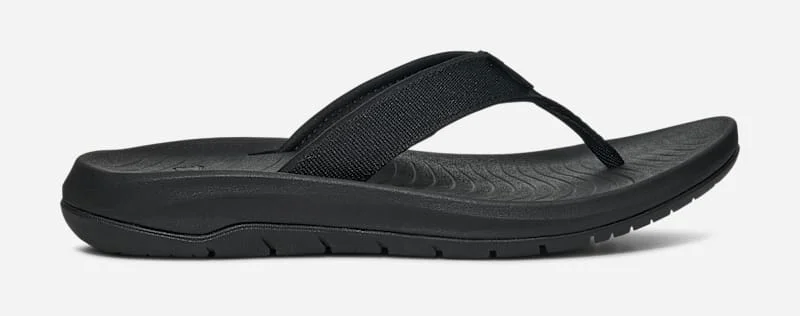 Women's Hurricane Flip-Flop Sandals in Black - 1
