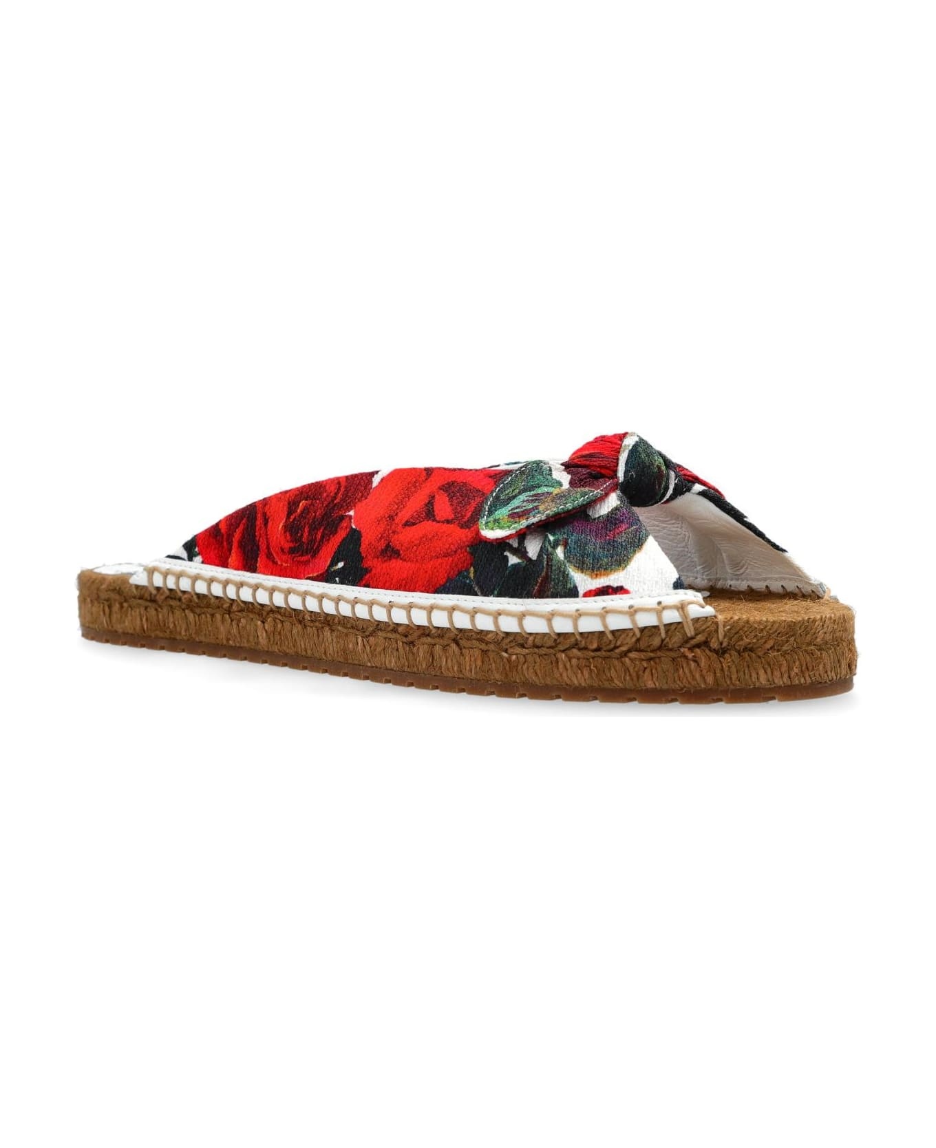 Dolce & Gabbana Floral Motif Slides - 4