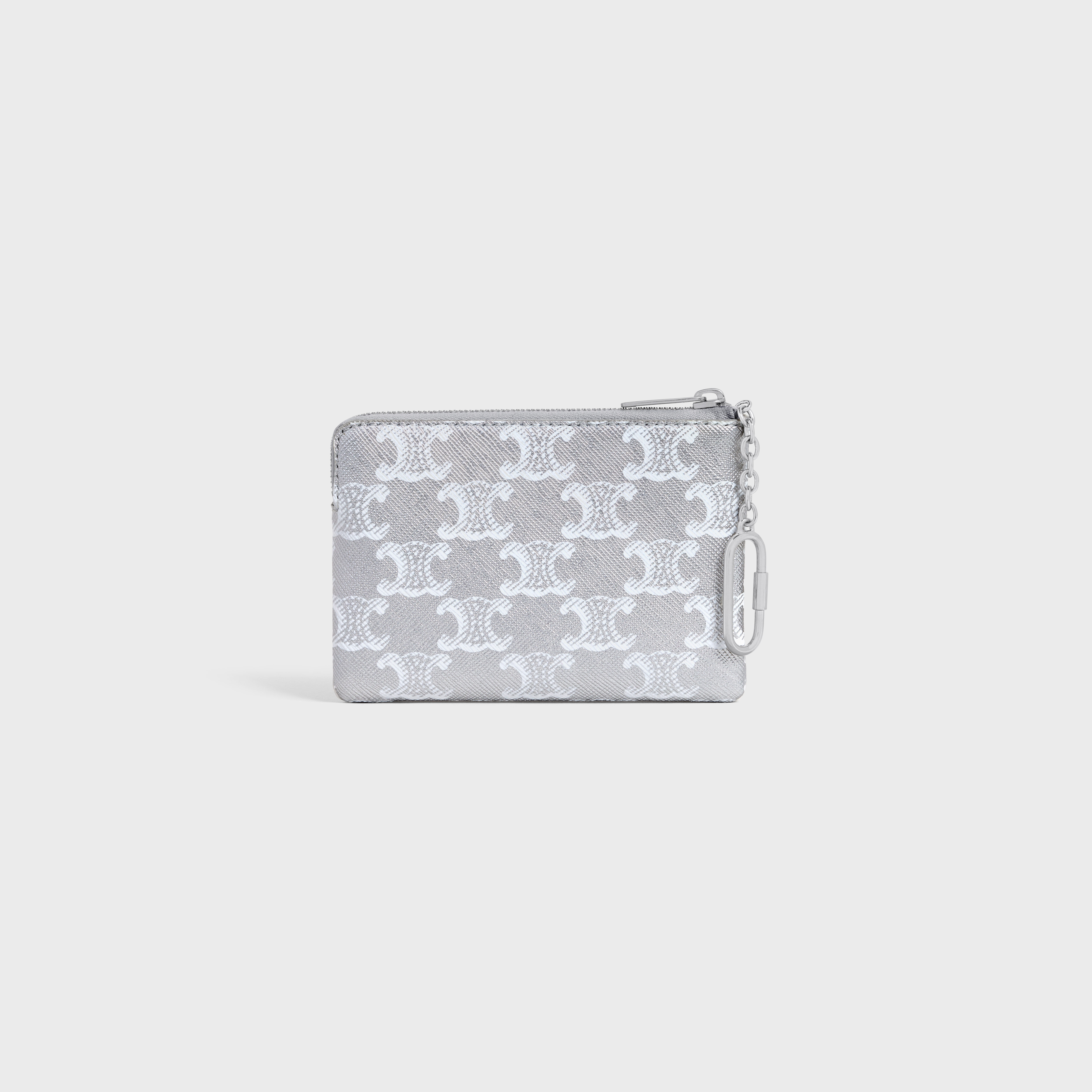 Coin & Card Pouch in Triomphe Canvas - 3