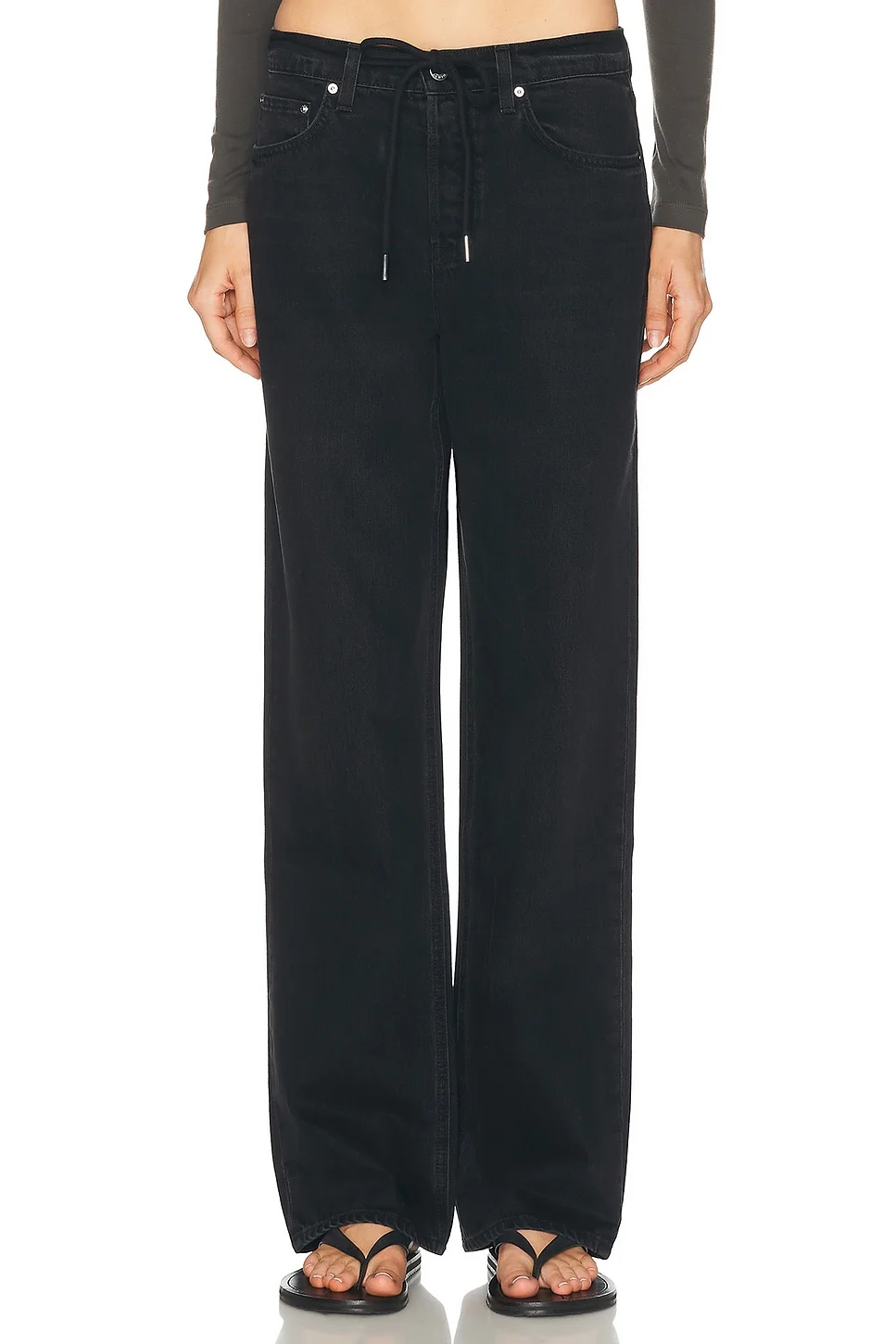 Bella Low Rise Boyfriend Drawstring - 1