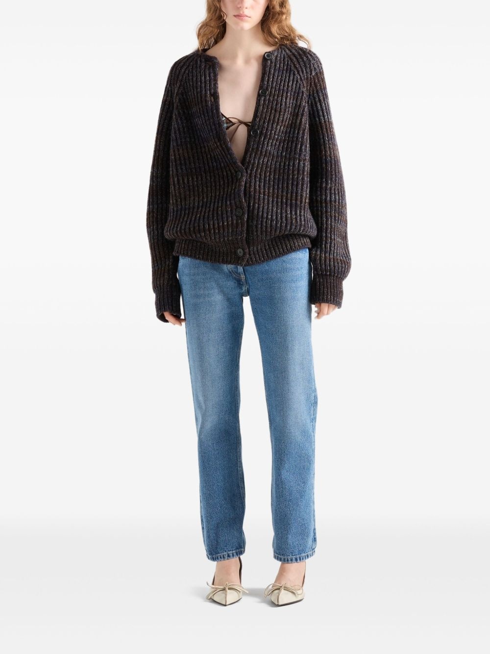 logo-plaque jeans - 2