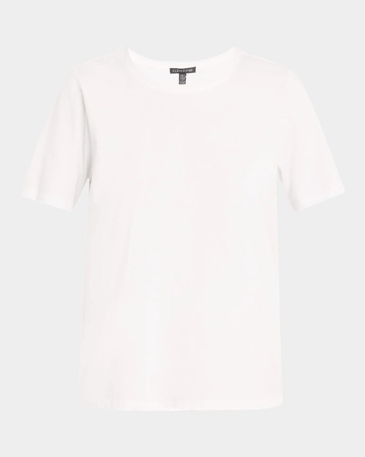 Crewneck Organic Cotton Jersey Tee - 1