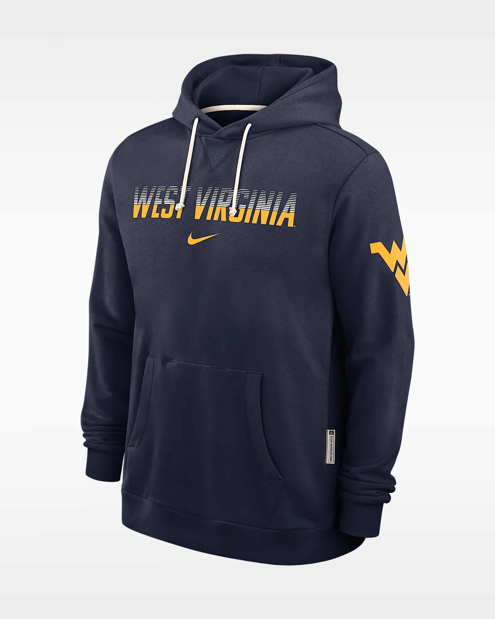 West Virginia Sideline Standard Issue Men's Nike Dri-FIT College Pullover Hoodie - 1