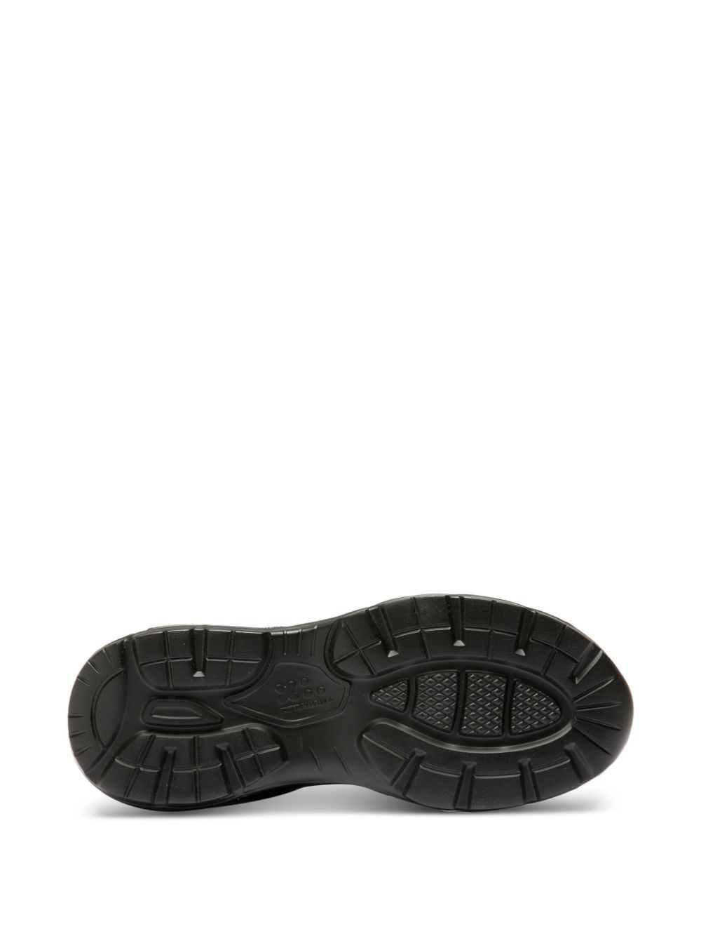 mesh leather trainers - 4