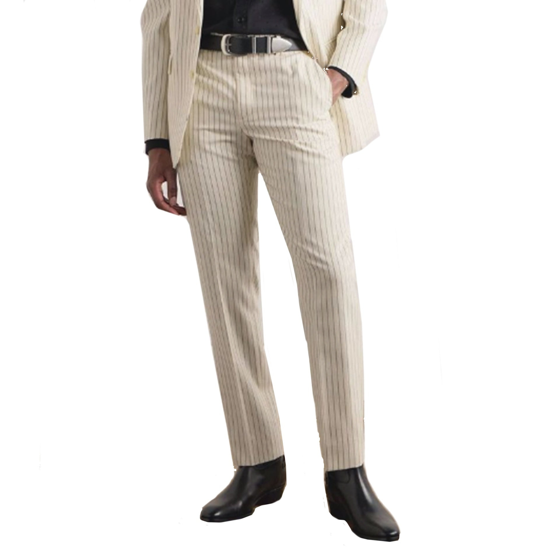 Celine Wool Striped Pants Men - 2