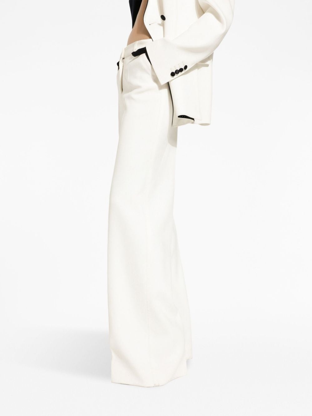 tailored wide-leg trousers - 5