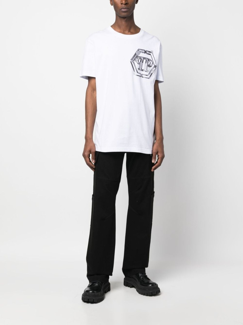 PHILIPP PLEIN logo-print cotton T-shirt outlook