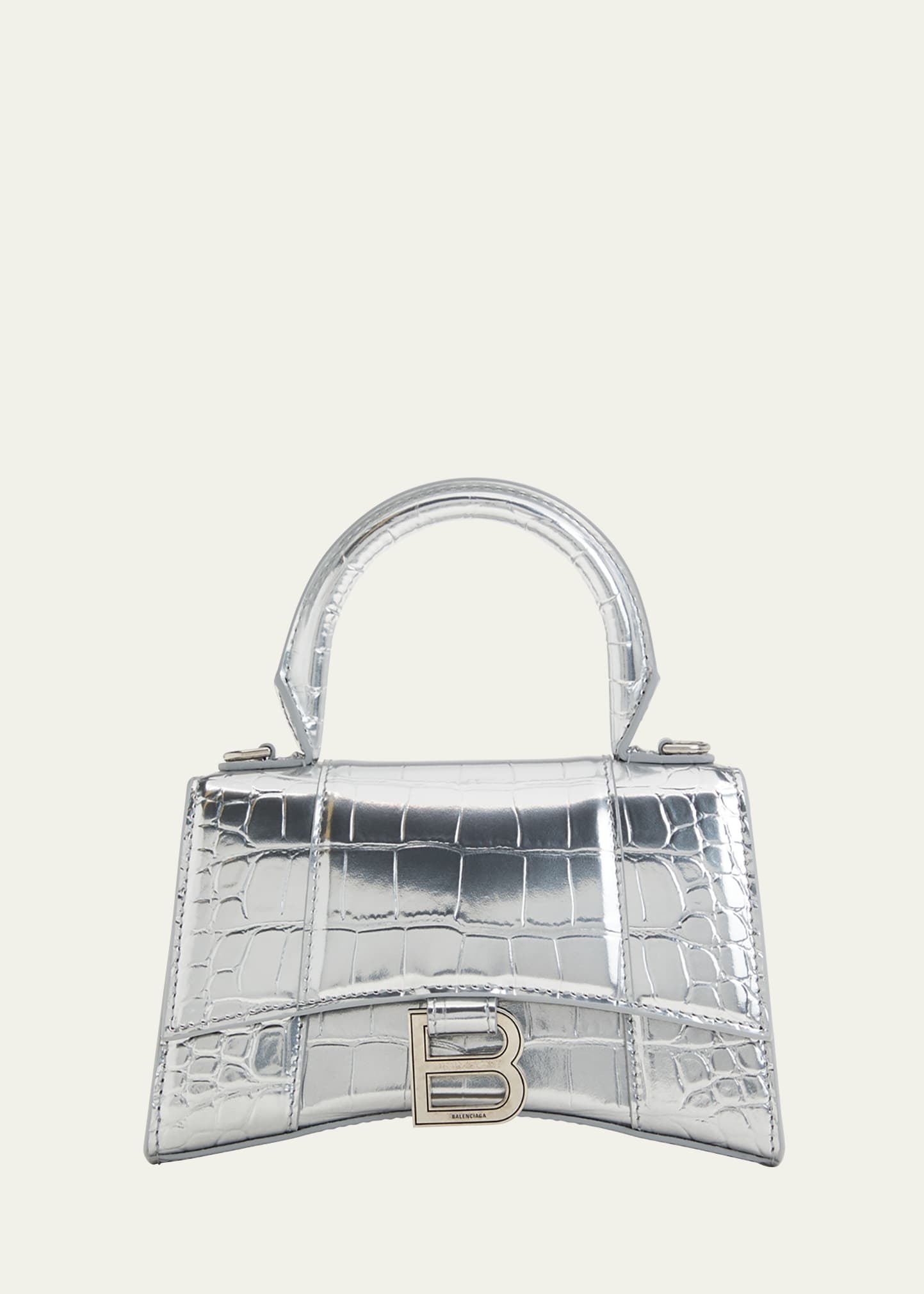 Hourglass XS Metallic Satchel Bag - 1