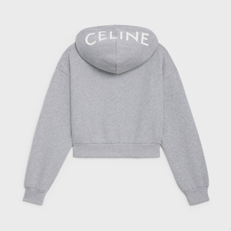 CELINE CROPPED CELINE SWEATSHIRT IN COTTON FLEECE outlook