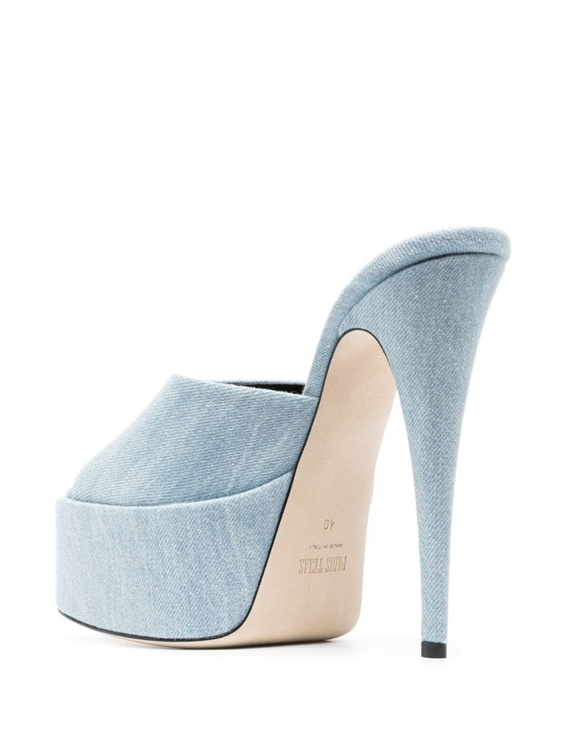 Marina 145mm denim mules 3
