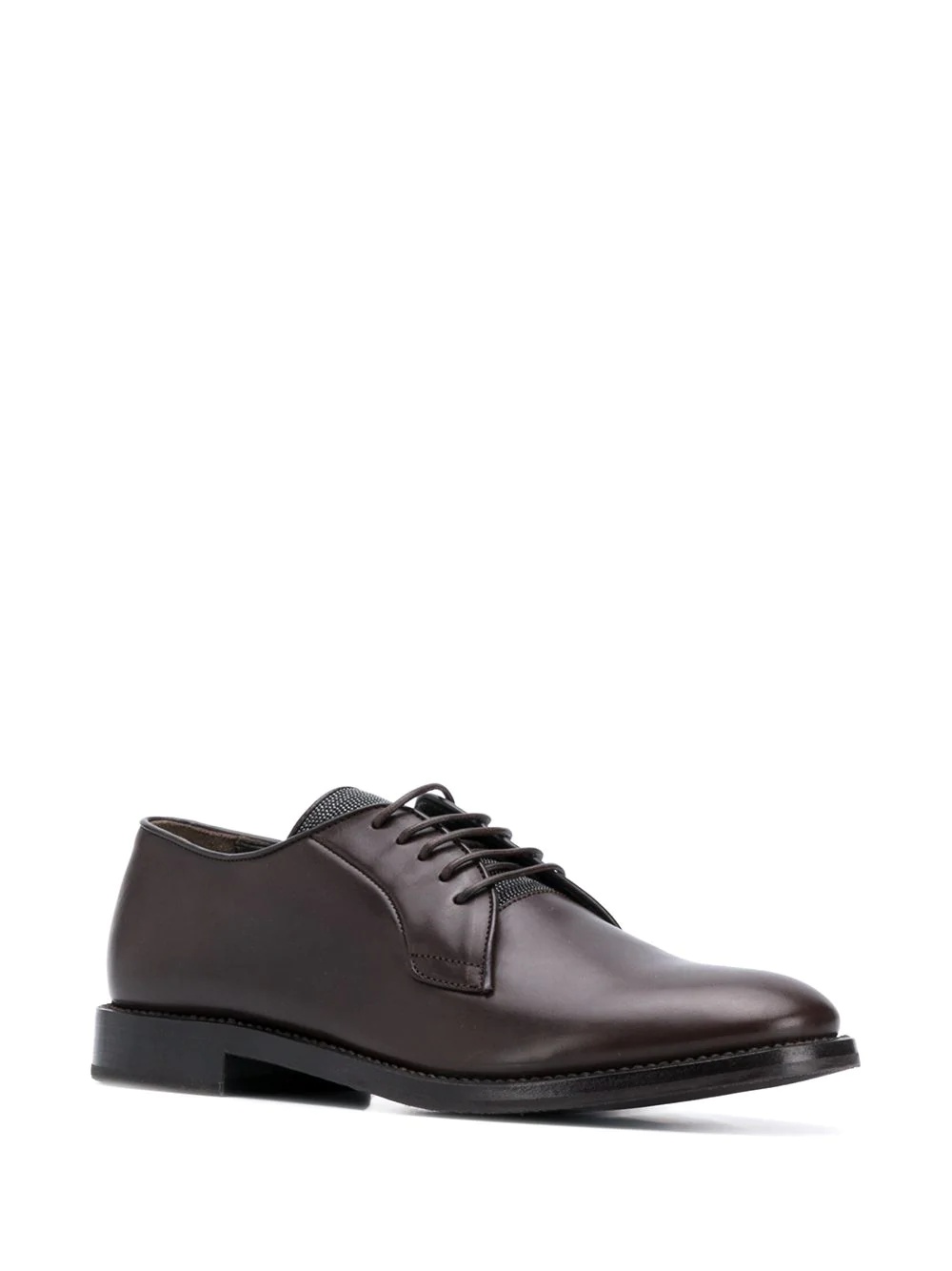 beaded-tongue derby shoes - 2