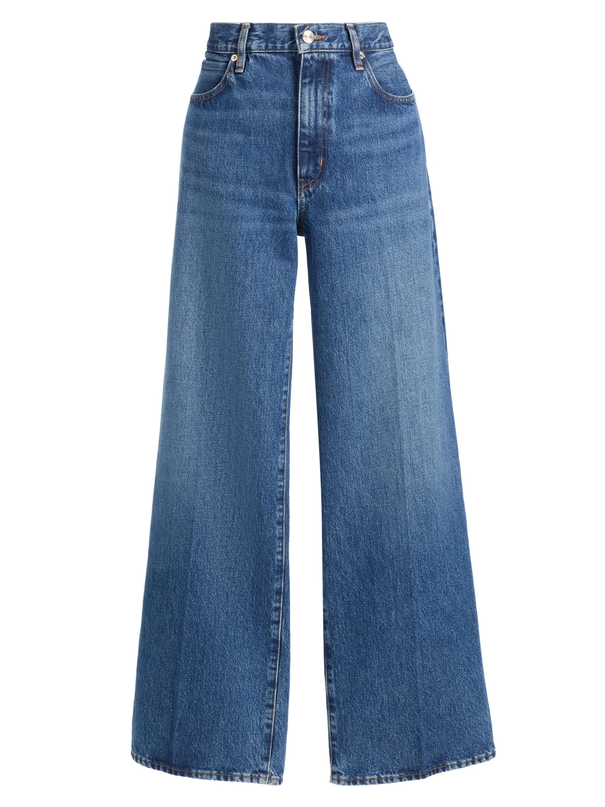 Women's The Stroll Wide-Leg High-Rise Jeans - Partridge - 1