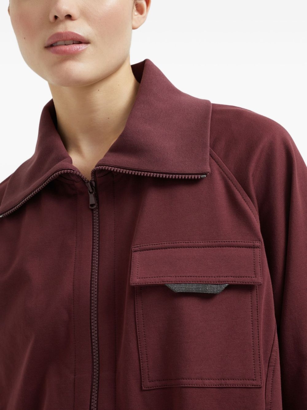 Monili-detail sweatshirt - 6