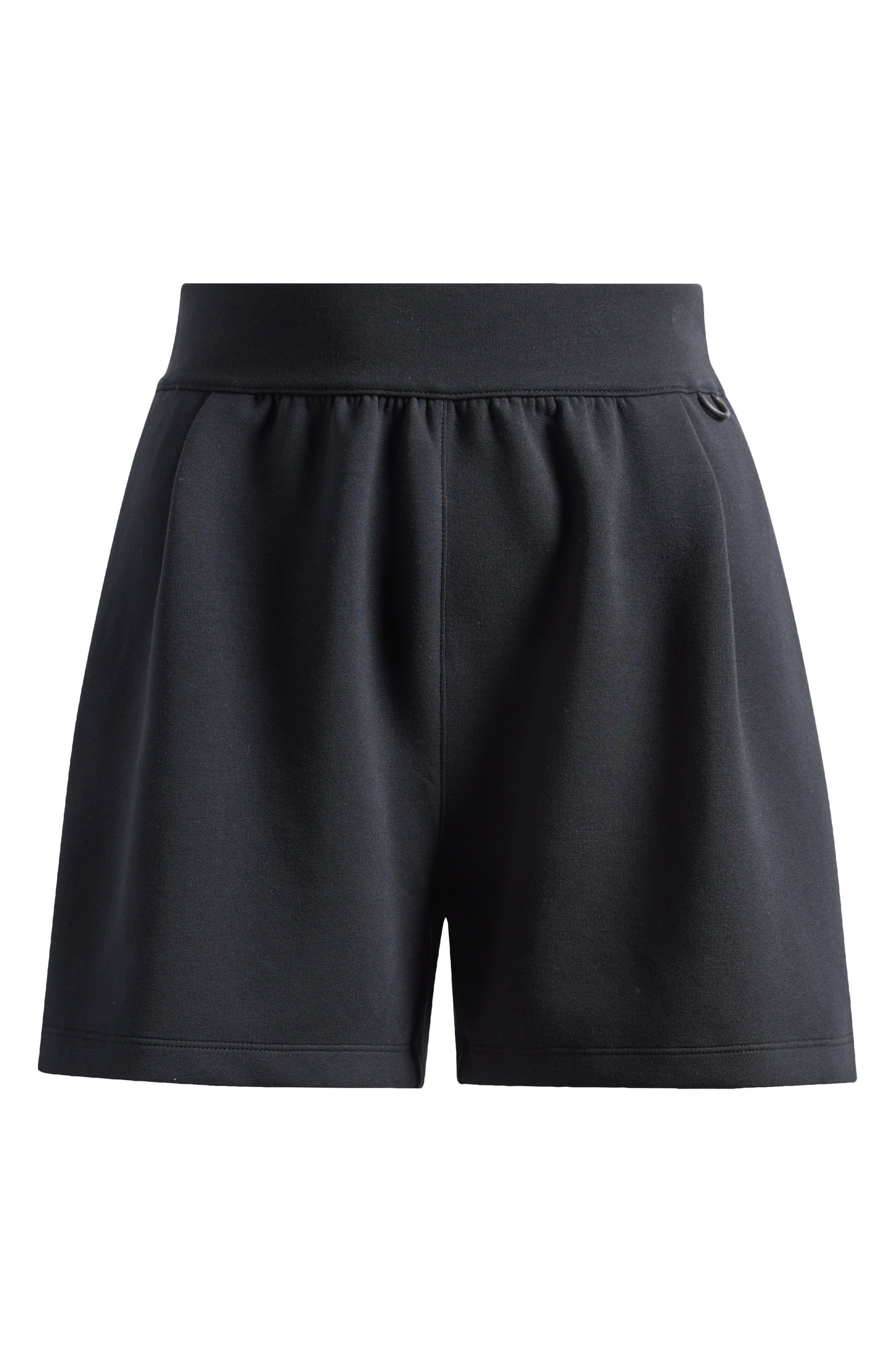 Nike 24.7 ImpossiblySoft Dri-FIT Mid-Rise Loose 4-Inch Shorts in 010 Black/dkskgy at Nordstrom - 5