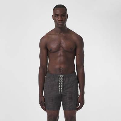 Burberry Check Print Drawcord Swim Shorts outlook