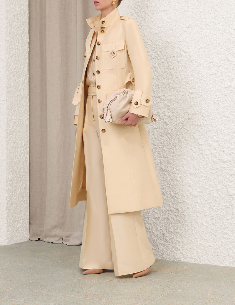 LUNA WOOL SILK COAT 8