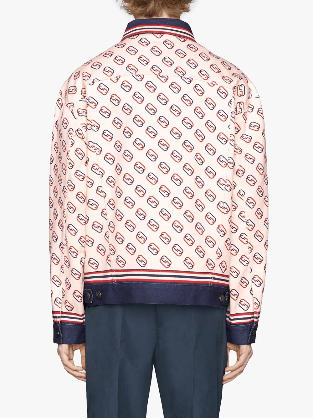 printed  twill jacket - 4