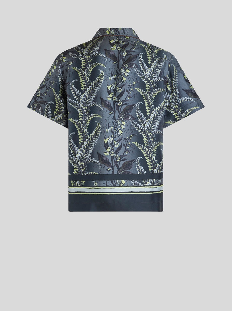 PRINTED SILK BOWLING SHIRT - 6