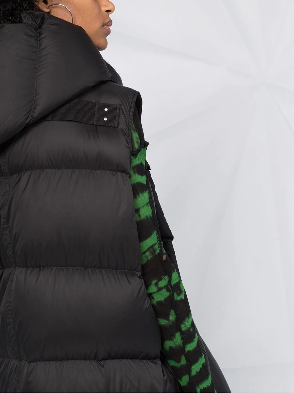 sleeveless padded coat - 3