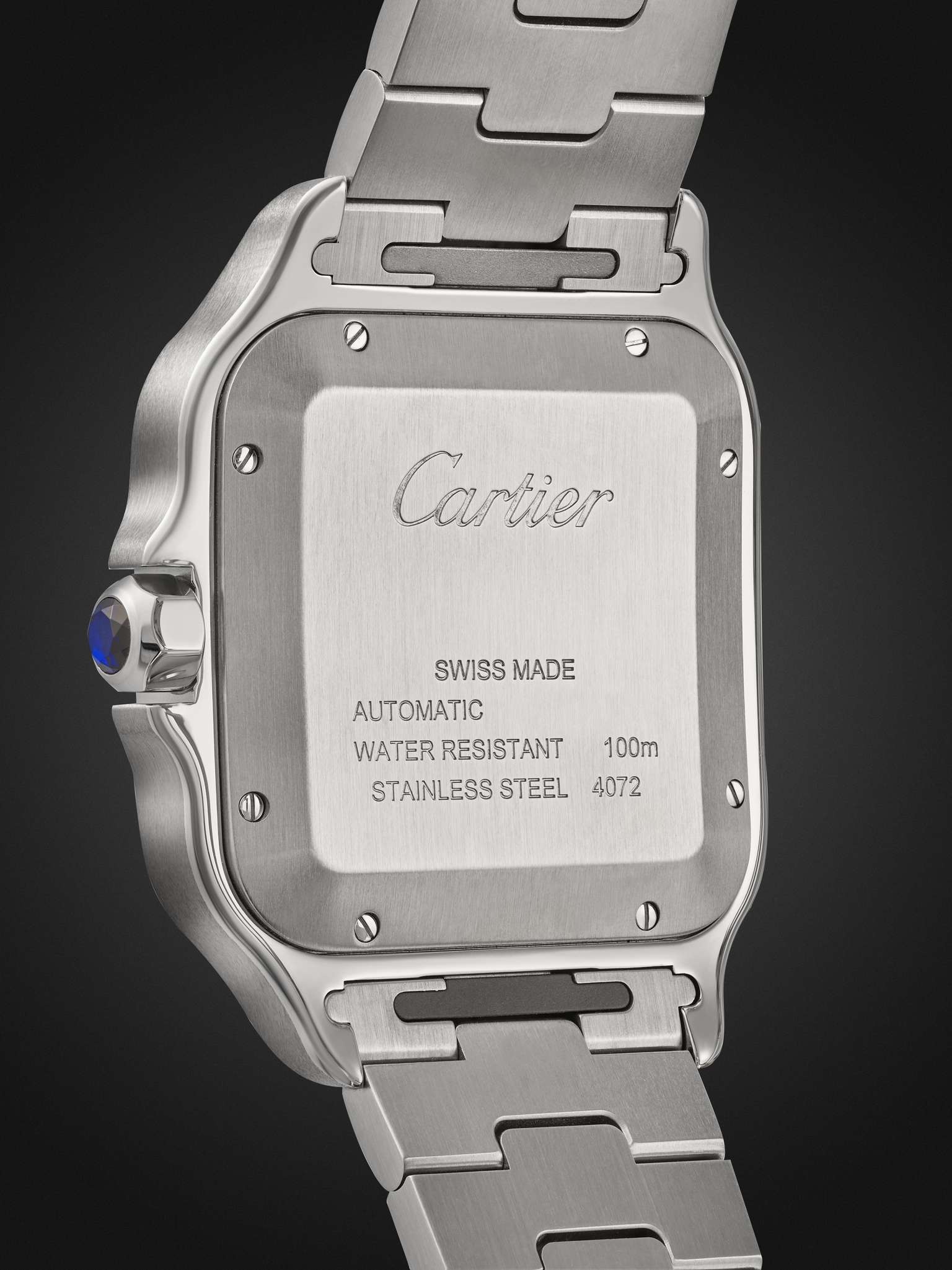 Santos de Cartier Automatic 39.8mm Interchangeable Stainless Steel and Alligator Watch, Ref. No. CRW - 4