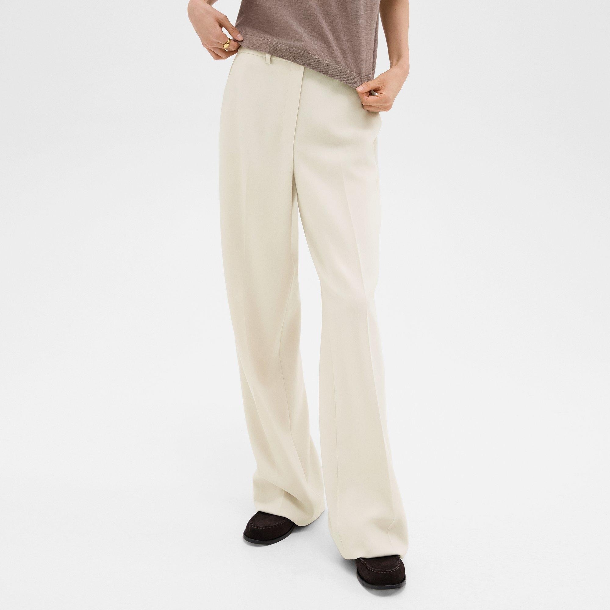 Relaxed Straight Pant in Admiral Crepe - 5
