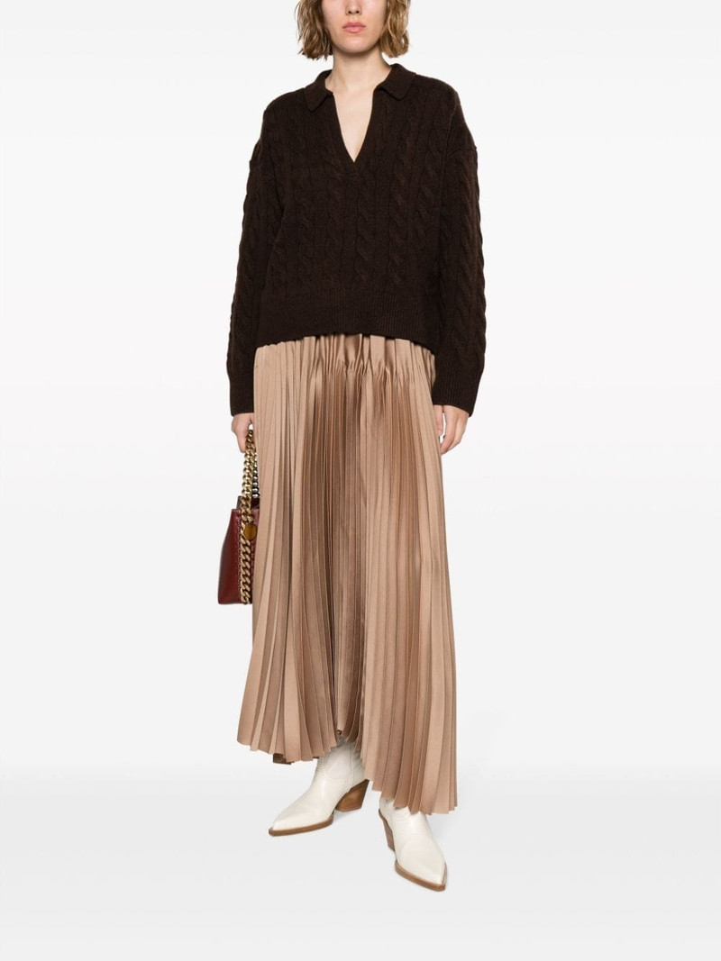 FABIANA FILIPPI pleated maxi skirt outlook