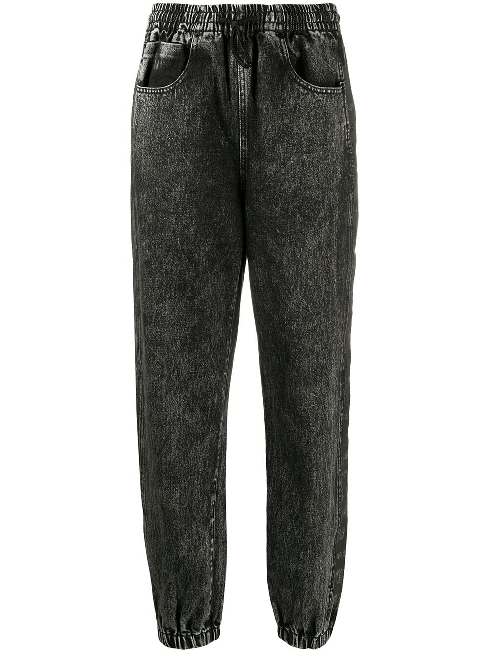 denim tapered trousers - 1