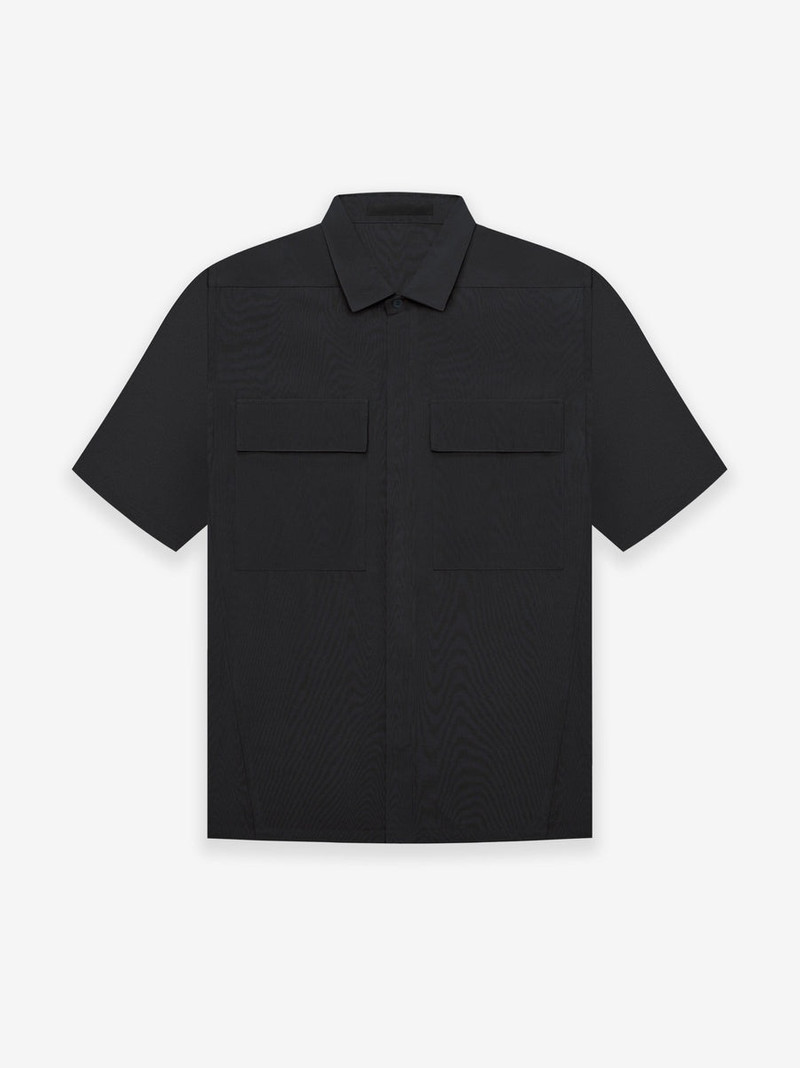 Short Sleeve Crepe Shirt 1
