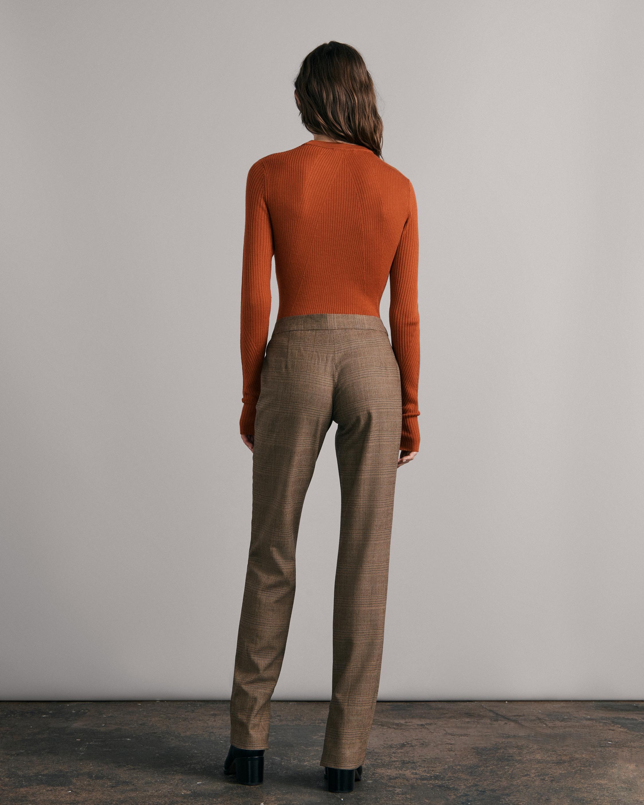 Rebecca Plaid Wool Pant
Slim Fit Pant - 3