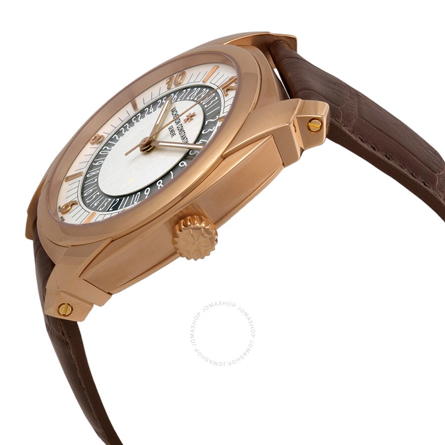 Vacheron Quai De L'ile Silver Dial Brown Leather Men's Watch 86050000R-I0P29 - 2