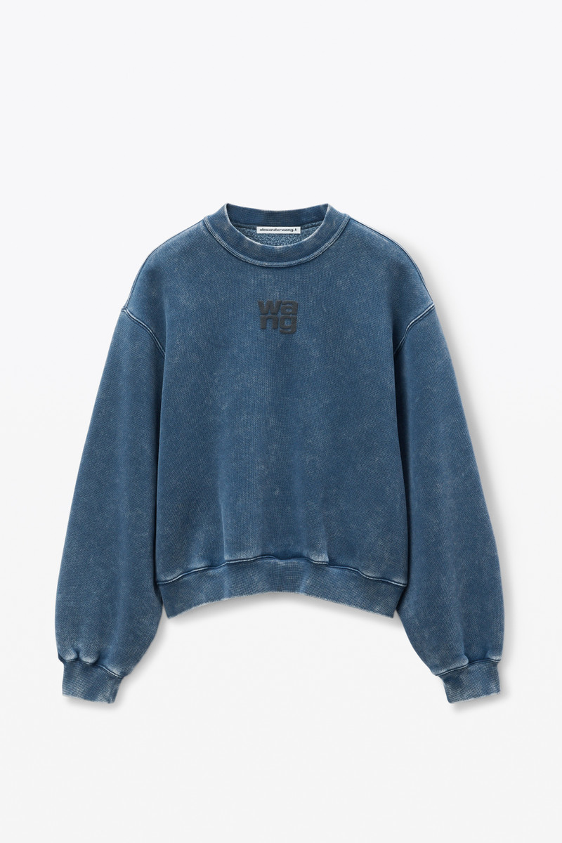 Essential Logo Terry Sweatshirt in Organic Cotton 1