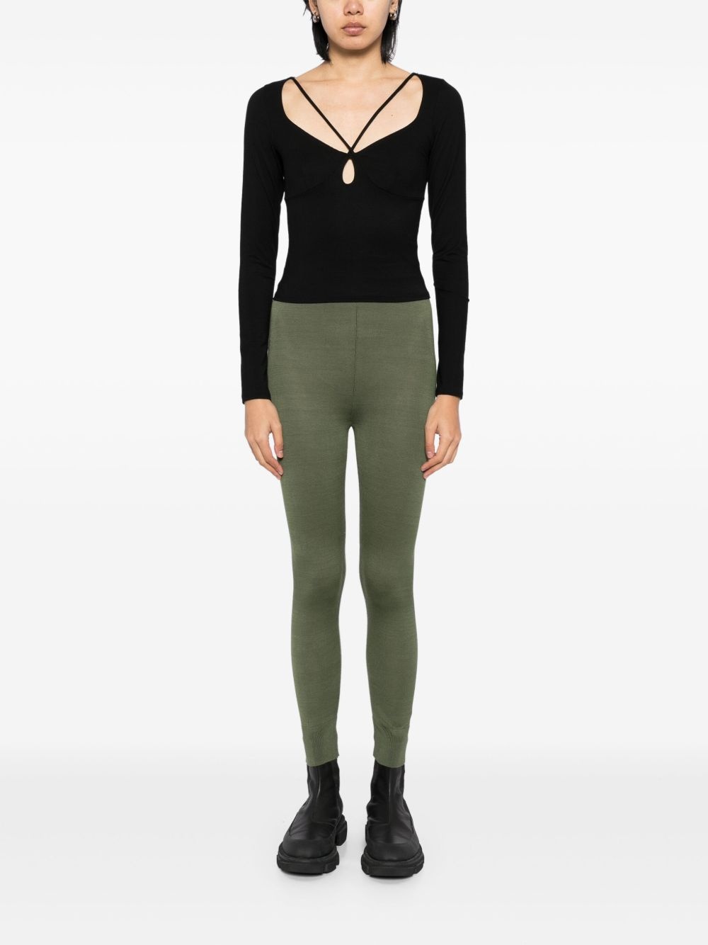 knitted jogger pants - 2