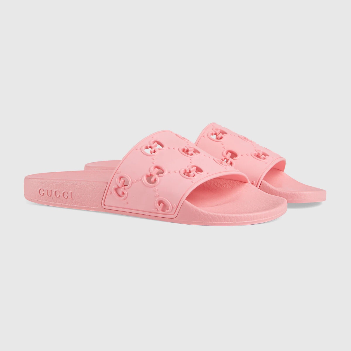 Women's rubber GG slide sandal - 2