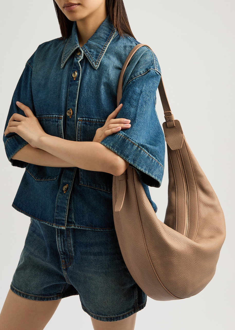 Khaite Augustina Grained Leather Hobo bag - 5