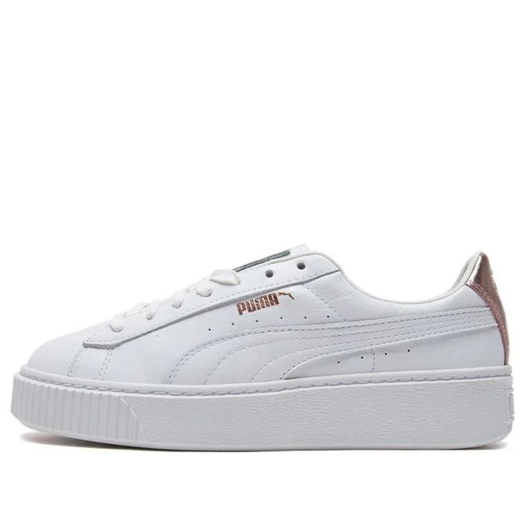 (WMNS) PUMA BASKET 플랫폼 RGH 로즈 골드 369631-02 - 1