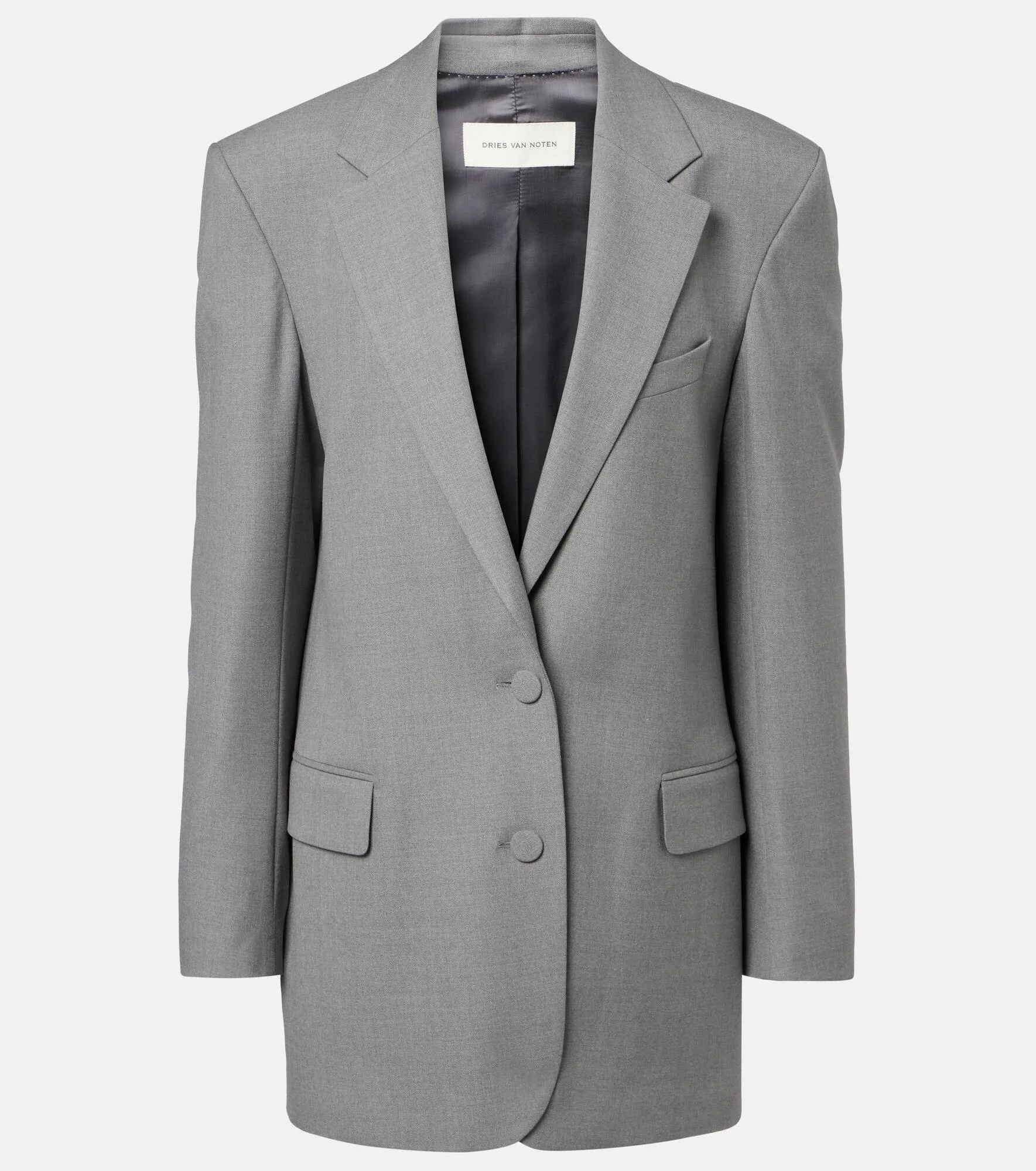 Wool-blend blazer - 1