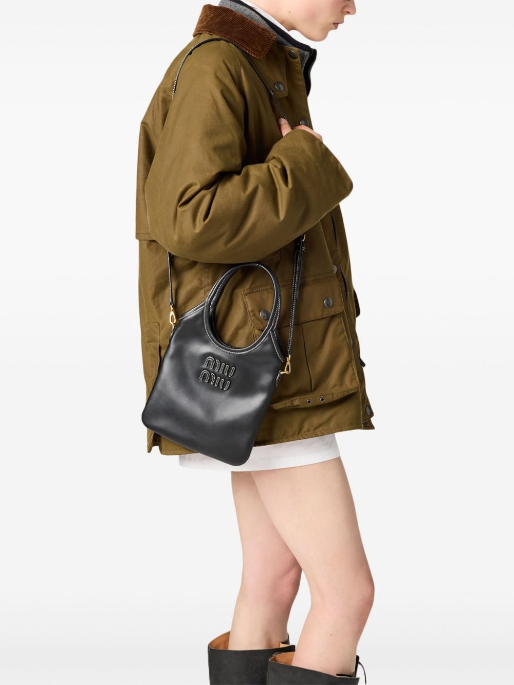 Ivy leather tote bag - 2