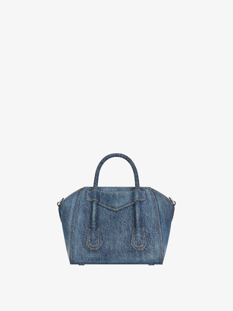 ANTIGONA TOY LOCK BAG IN WASHED DENIM 5