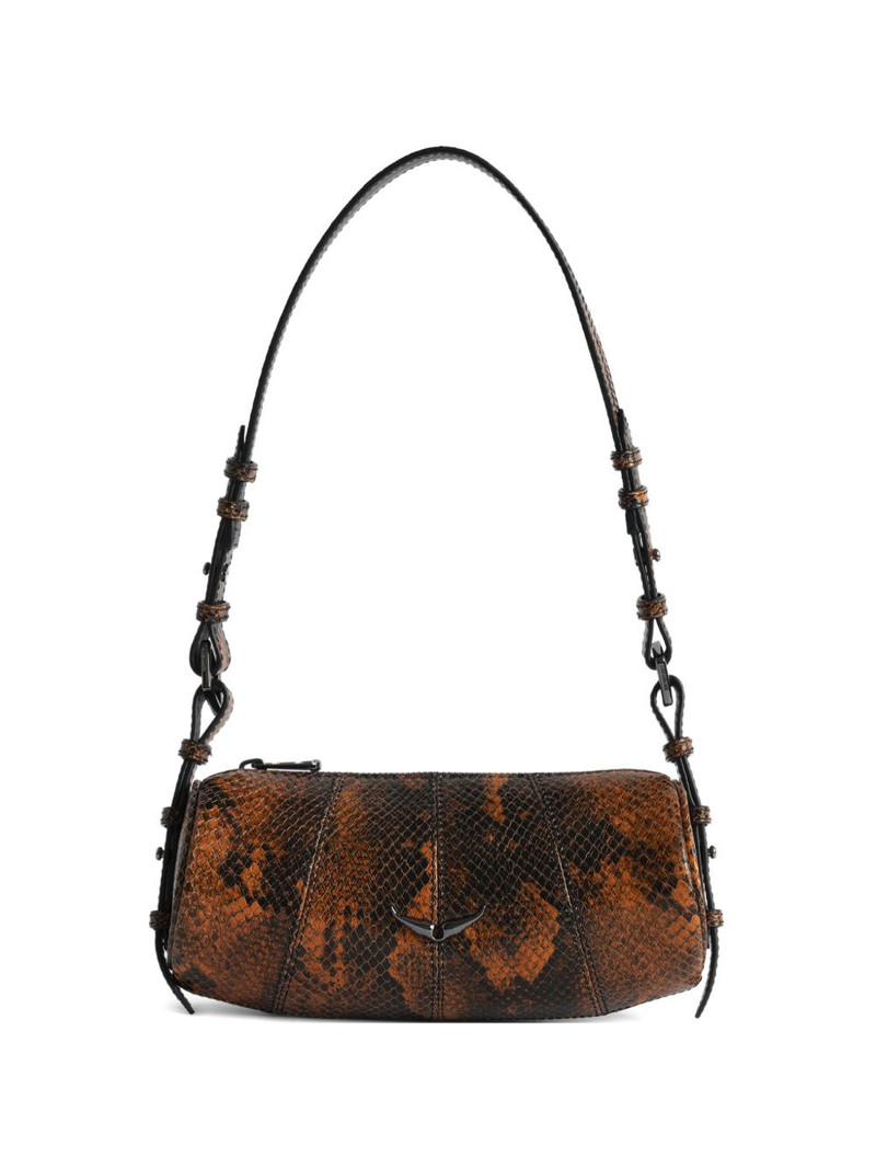 snake-print shoulder bag 1