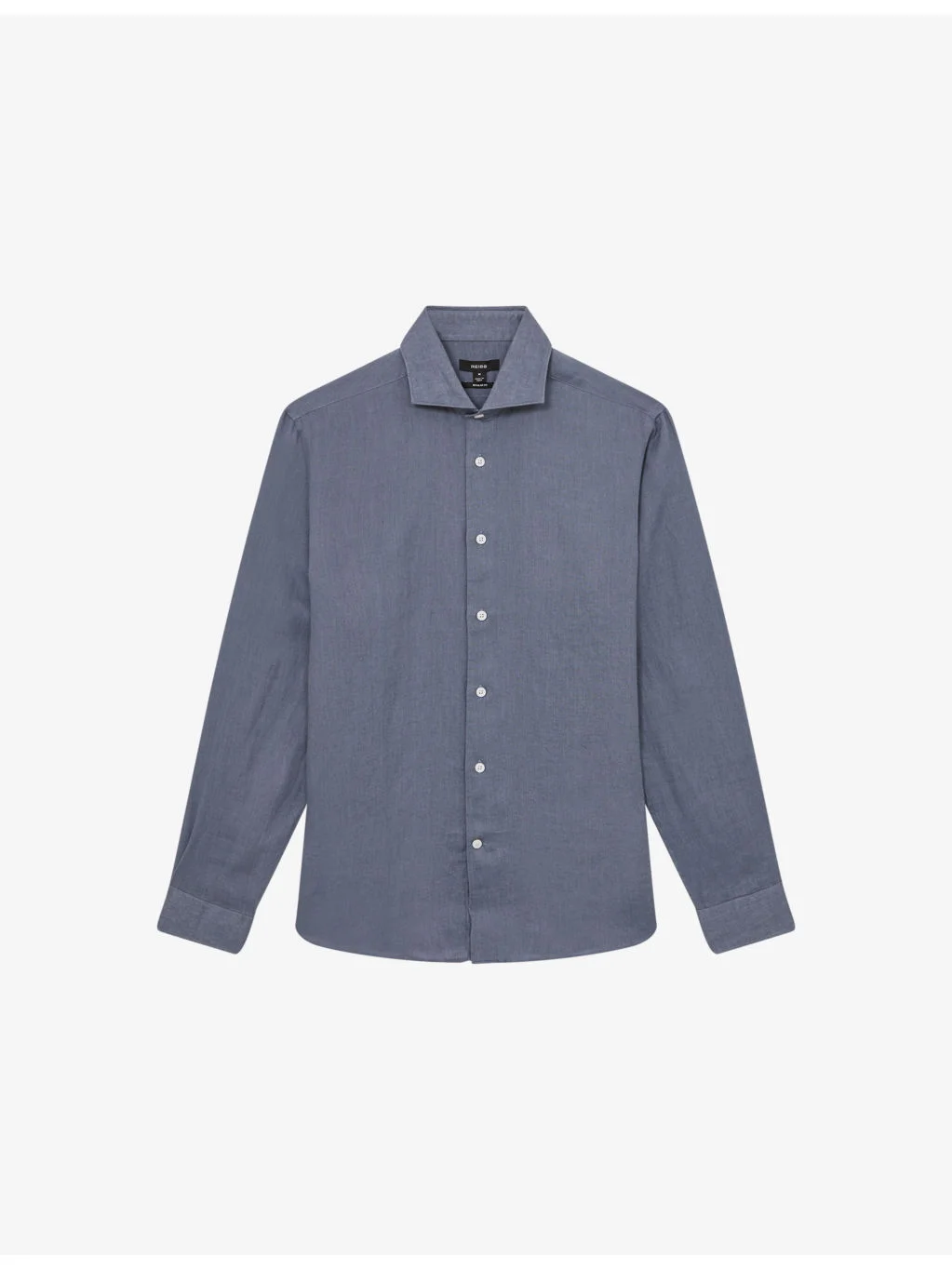 Ruban Slim-Fit Long-Sleeve Linen Shirt - 1