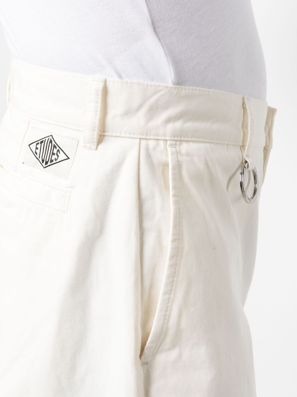 high-waisted straight-leg trousers - 9