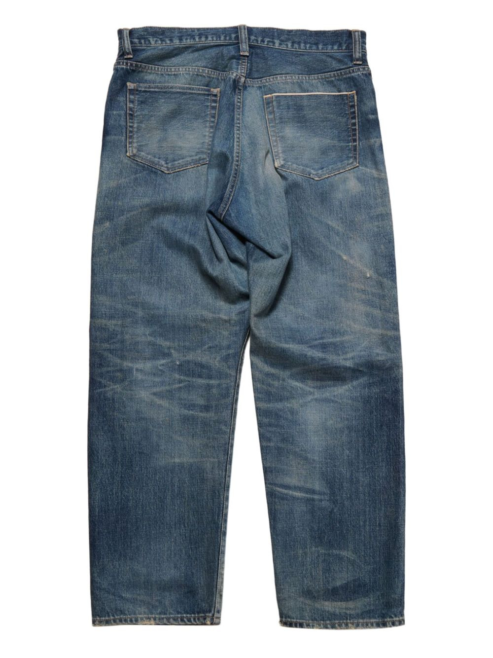 DISTRESSED LIGHT-WASH JEANS - 2
