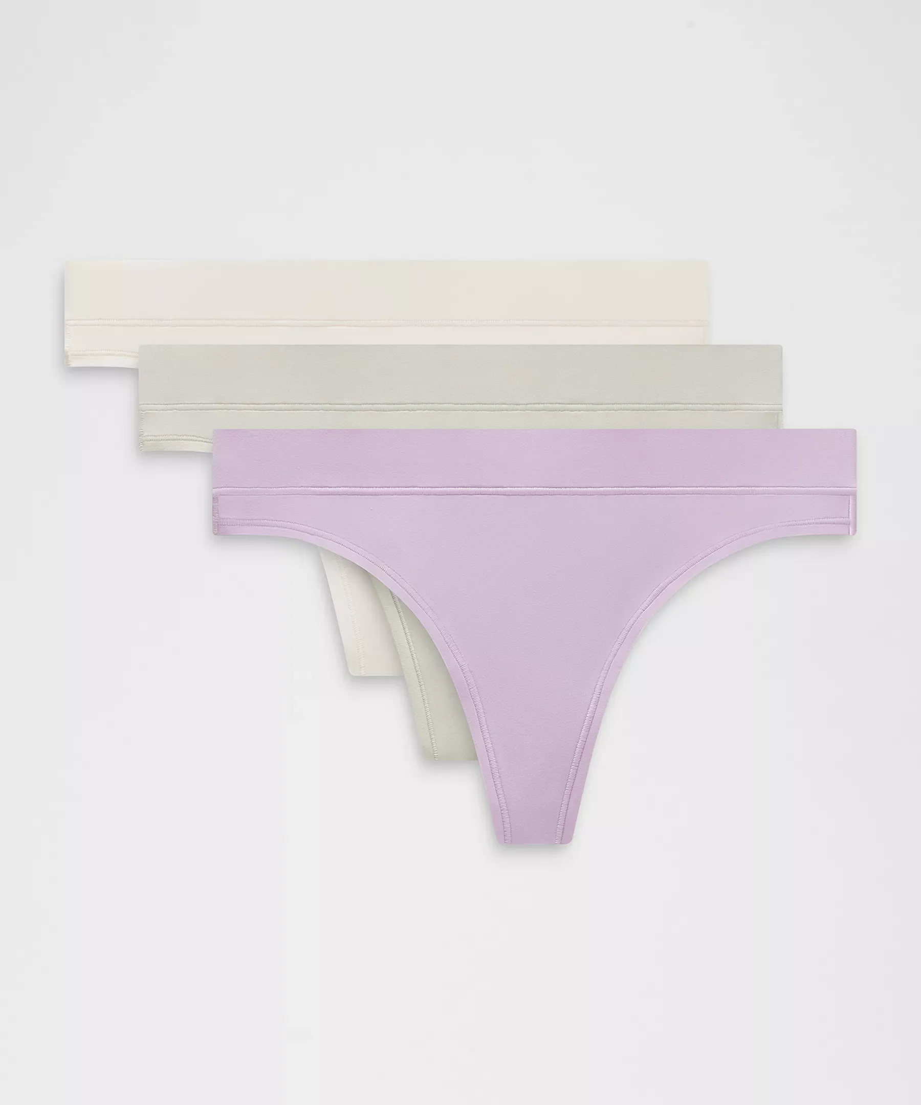 UnderEase Mid-Rise Thong Underwear *3 Pack - 1