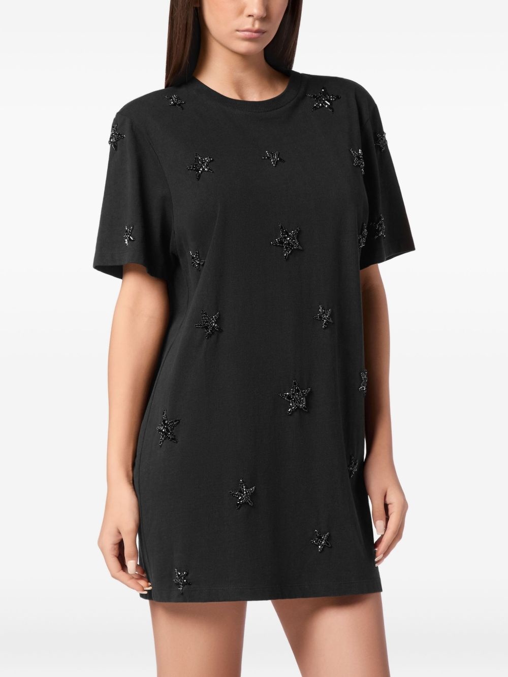 star-embellished mini dress - 3