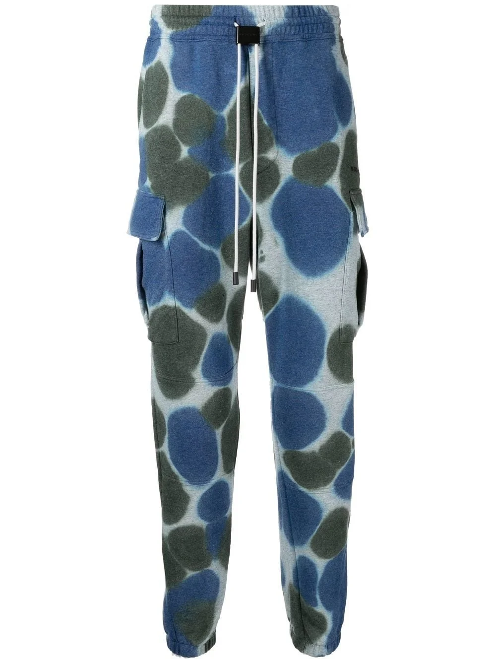 tie-dye cotton track pants - 1