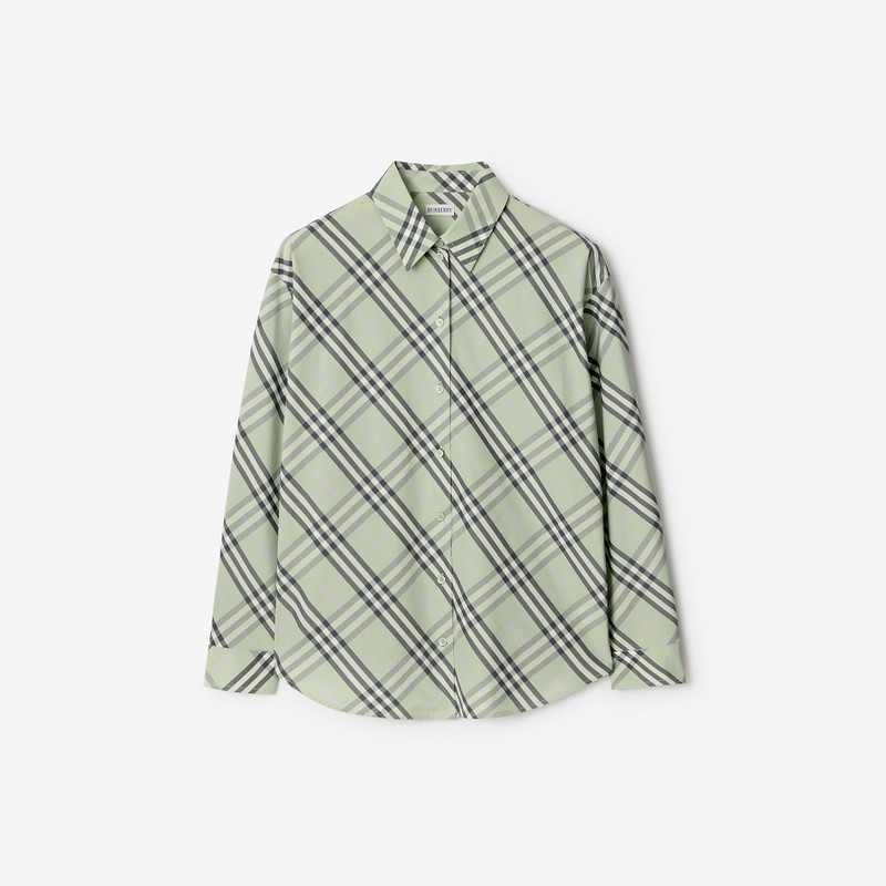 Relaxed Fit Check Cotton Shirt 1