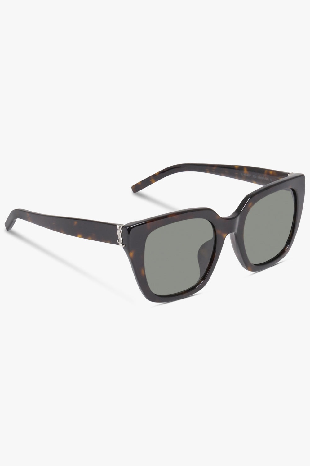 SL M143/F SQUARE FRAME SUNGLASSES | DARK HAVANA/GREY - 2