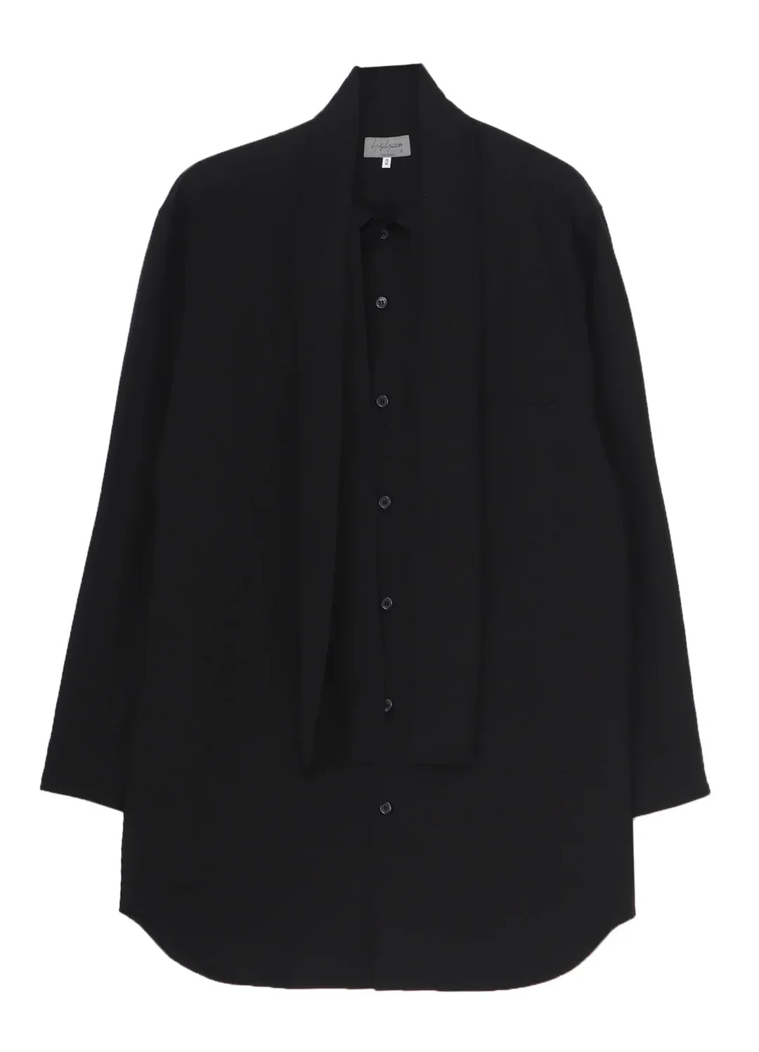 Scarf Collar Blouse - 2