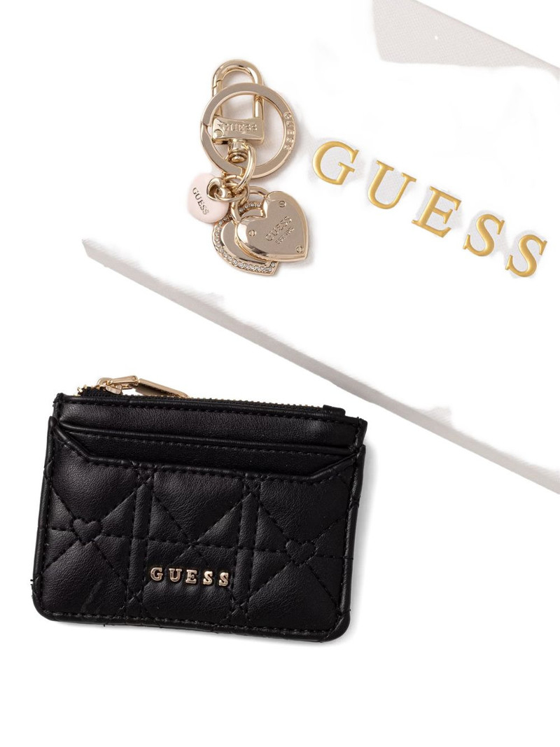 quilted cardholder and keychain set 5