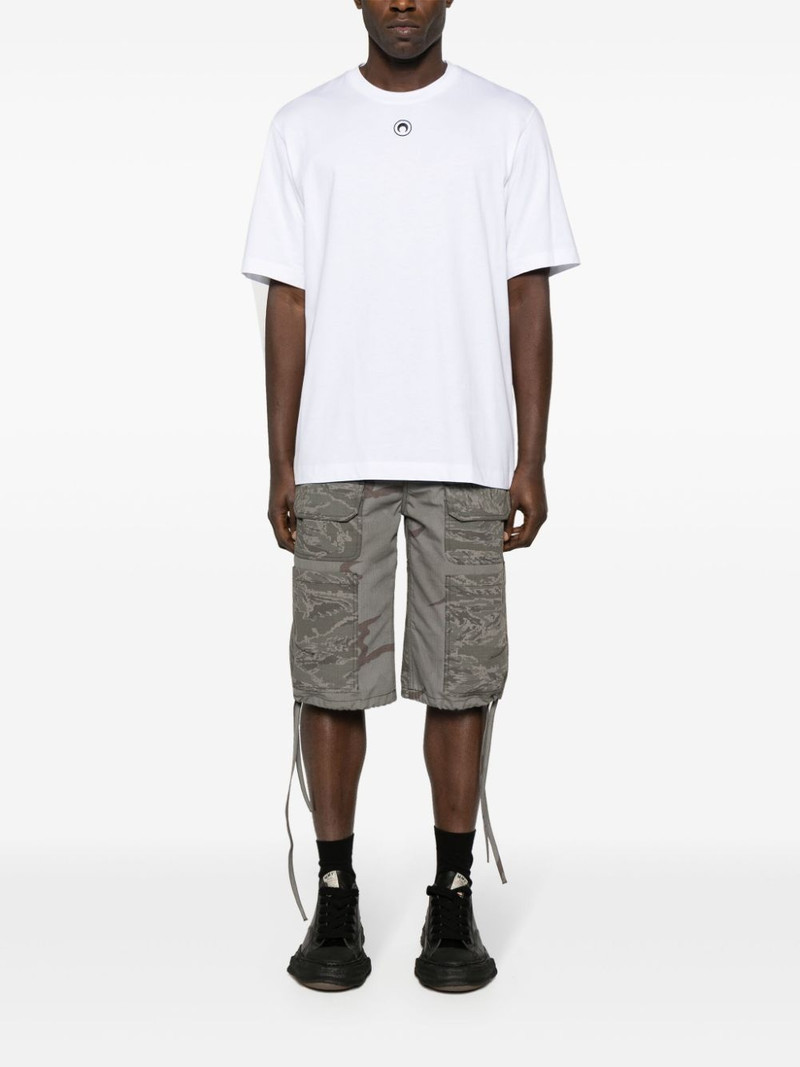 Marine Serre Crescent Moon organic-cotton T-shirt outlook